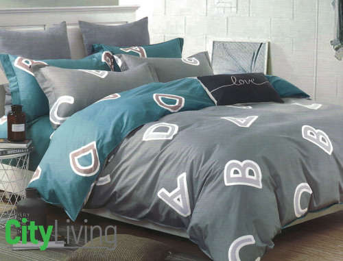 4 Piece Premium Range 100% Cotton Duvet Cover Set