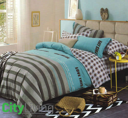 4 Piece Premium Range 100% Cotton Duvet Cover Set