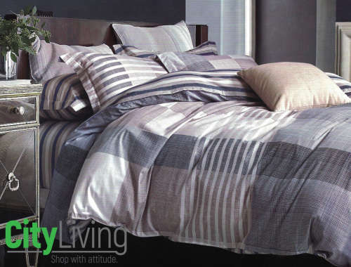 4 Piece Premium Range 100% Cotton Duvet Cover Set