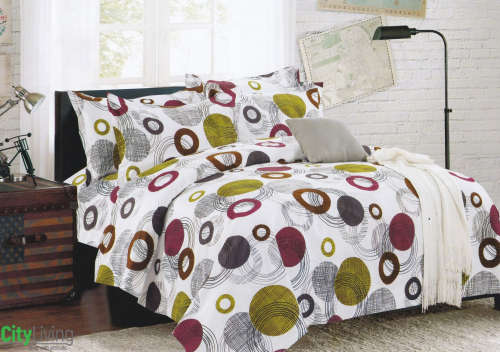 Duvet Cover Set - 6 Piece  - Microfiber - Economical Range