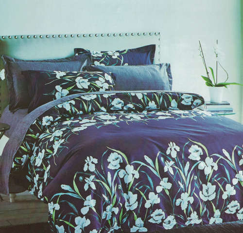 6 Piece Printed Microfiber Duvet Cover Set