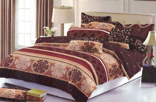 6 Piece Printed Microfiber Duvet Cover Set