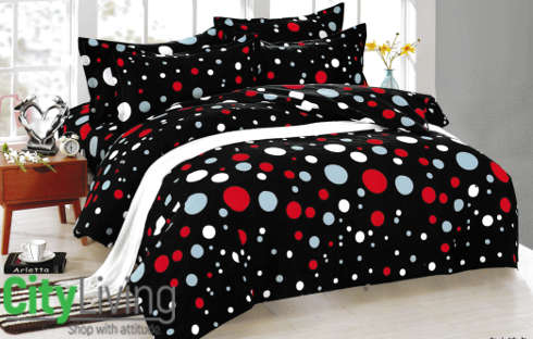 6 Piece Microfiber Duvet Cover Set - Queen