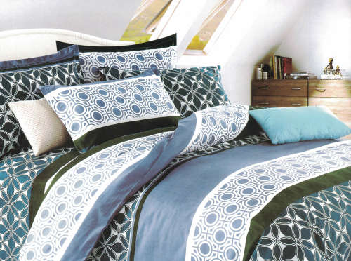 6 Piece Microfiber Duvet Cover Set - Queen