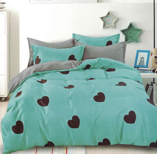 Printed Cotton Duvet Cover Set | 4 Piece