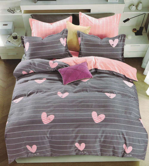 4 Piece Cotton Duvet Cover Set - Queen