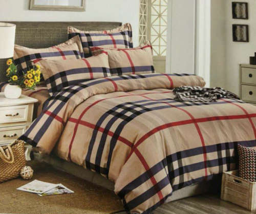 Printed Cotton Duvet Cover Set | 4 Piece