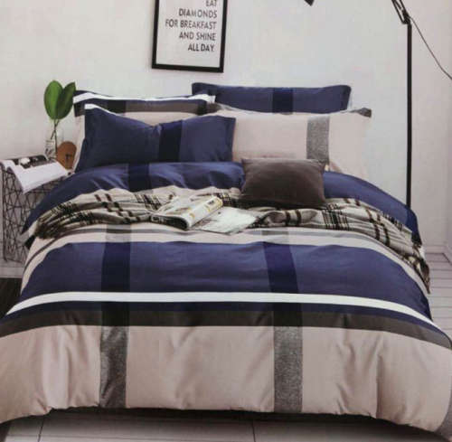 Cotton Duvet Cover Set + Cotton Sheet Combo