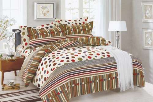 6 Piece Microfiber Duvet Cover Set - Double