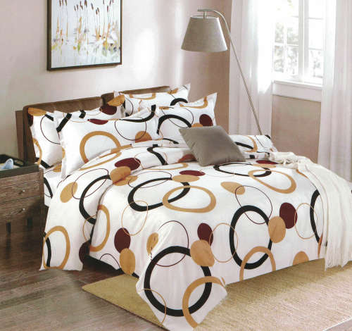 6 Piece Microfiber Duvet Cover Set - Double