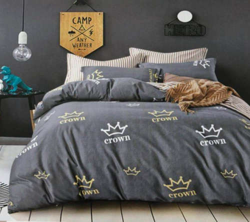 4 Piece Cotton Duvet Cover Set - Queen