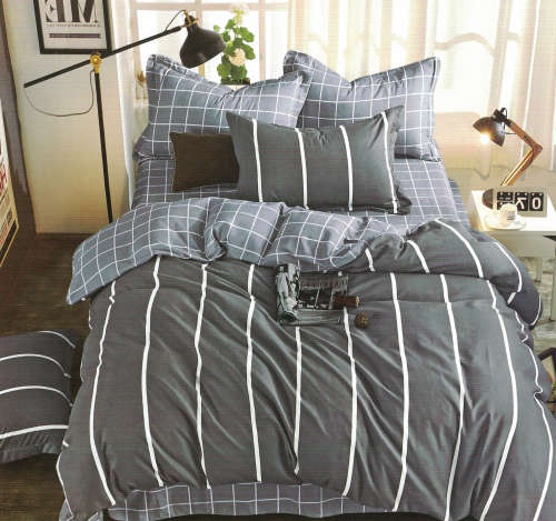 Printed Cotton Duvet Cover Set | 4 Piece