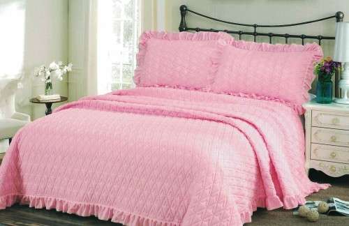 Plain Cotton Quilt | 3 Piece | Queen