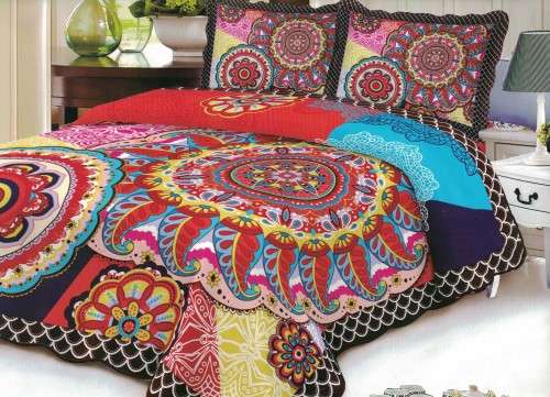 3 Piece Cotton Quilt - Queen Size