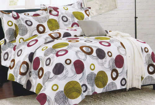 Printed Duvet Cover Set | 6 Piece