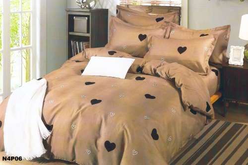 Printed Cotton Duvet Cover Set | 4 Piece