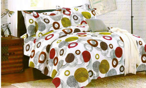 Printed Duvet Cover Set | 6 Piece