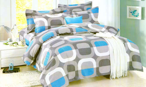Printed Duvet Cover Set | 6 Piece