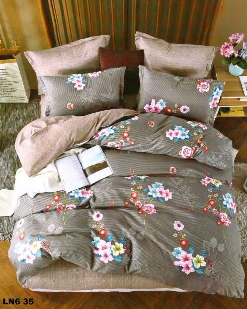 Printed Cotton Duvet Cover Set | 6 Piece