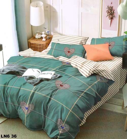 Printed Cotton Duvet Cover Set | 6 Piece