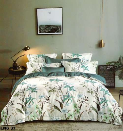 Printed Cotton Duvet Cover Set | 6 Piece
