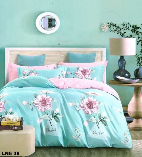 Printed Cotton Duvet Cover Set | 6 Piece
