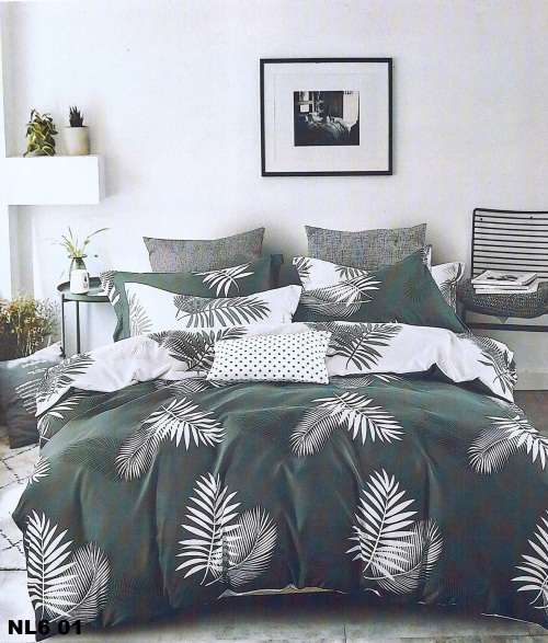 Printed Cotton Duvet Cover Set | 6 Piece