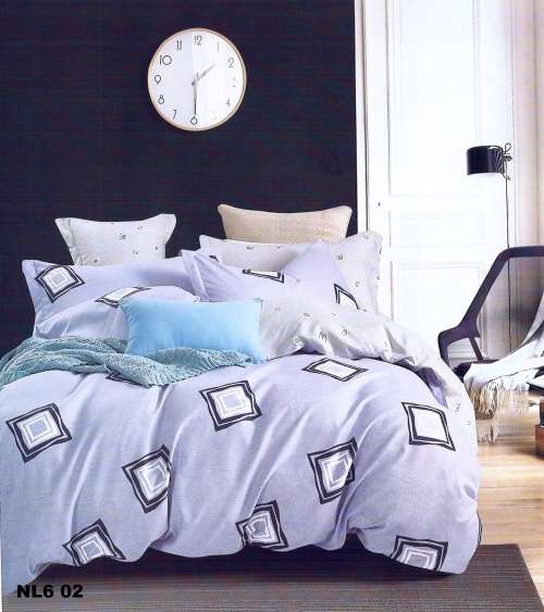 Printed Cotton Duvet Cover Set | 6 Piece