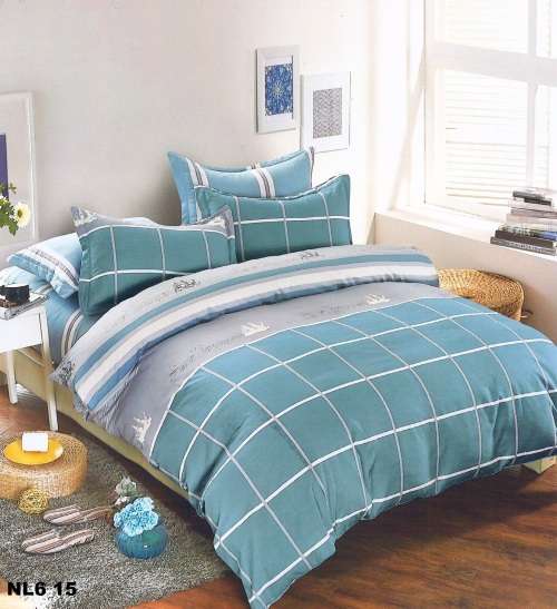 Printed Cotton Duvet Cover Sets 6 Piece