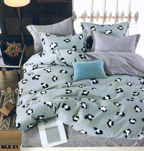 Printed Cotton Duvet Cover Sets 6 Piece