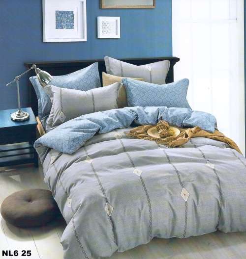 Printed Cotton Duvet Cover Sets 6 Piece