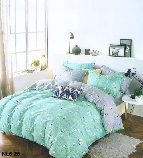 Printed Cotton Duvet Cover Sets 6 Piece