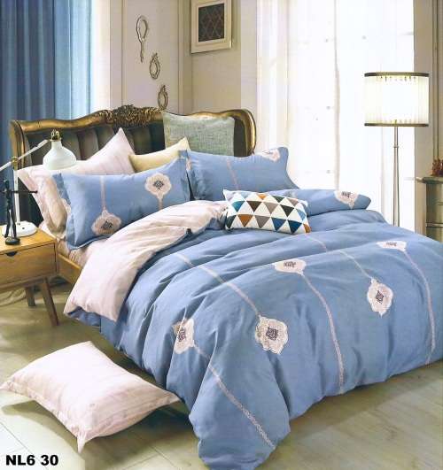 Printed Cotton Duvet Cover Sets 6 Piece