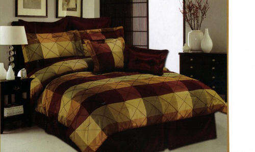 8 PCE PANTHER LUXURY COMFORTER SET - DOUBLE BED SIZE