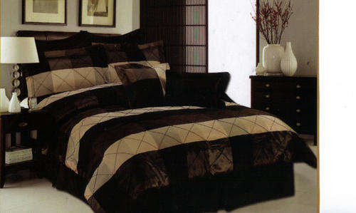 8 PCE PANTHER LUXURY COMFORTER SET - DOUBLE BED SIZE