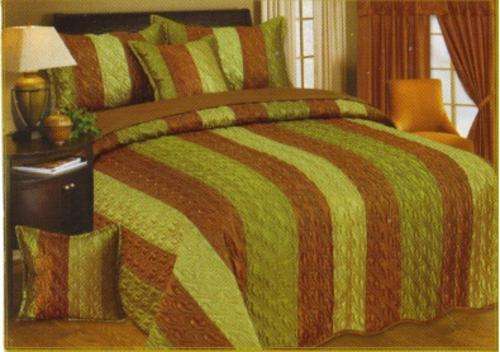 6 PCE MAJESTIC BEDSPREAD SET - QUEEN BED SIZE