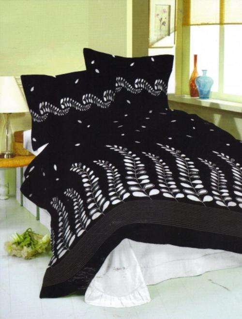 3PCE 132 THREAD COUNT POLLYCOTTON COMFORTER SET - QUEEN BED