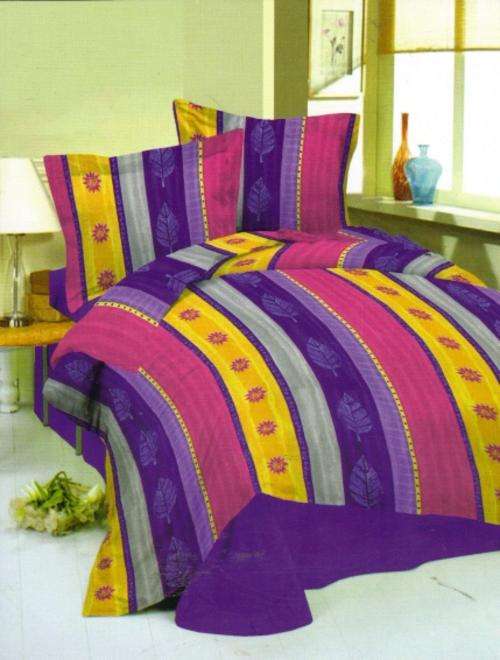 3PCE 132 THREAD COUNT POLLYCOTTON COMFORTER SET - QUEEN BED