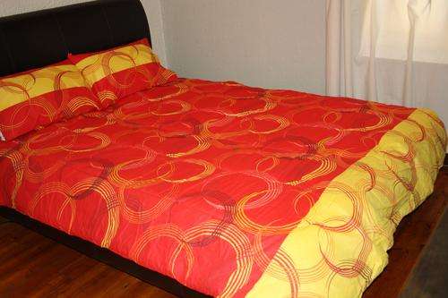 3PCE HOTEL QUALITY POLLYCOTTON COMFORTER SET - KING BED