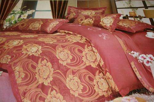 6PCE EMBOSED VICTORIAN DUVET COVER SETS - DOUBLE BED SIZE