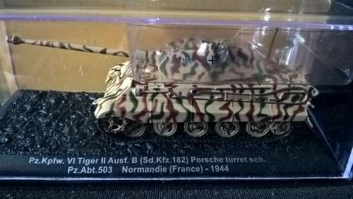 WW2 Tiger 2 heavy tank with Porsche turret.