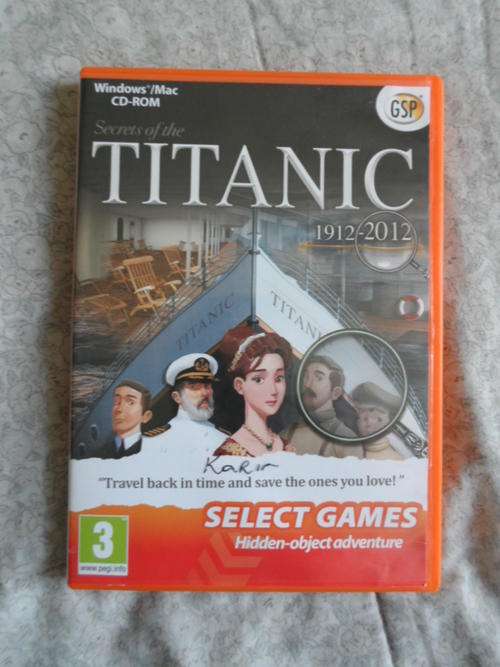 PC CD Hidden object adventure game: Secrets of the Titanic 1912-2012