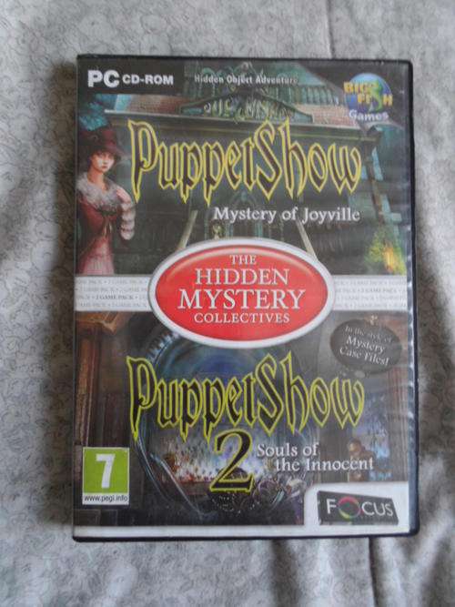 PC CD Hidden object adventure game: Puppet Show 1 & 2