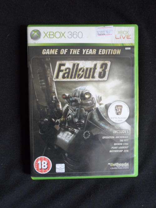 XBOX 360: Fallout 3 Game of the year edition
