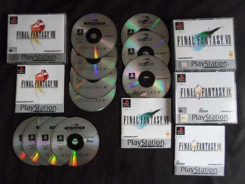 PSone: Final Fantasy VII(7), VIII(8) and IX(9)