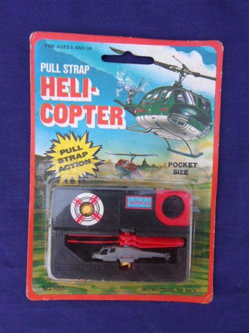 Pull Strap Helicopter from the 80's?