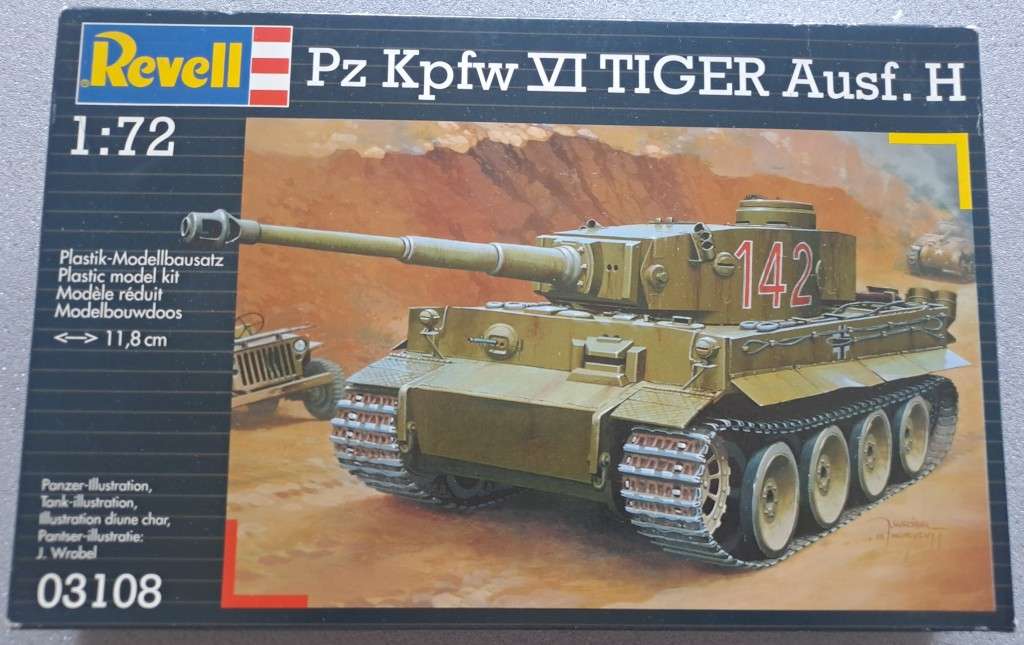Vintage Revell Tiger  1:72 kit.