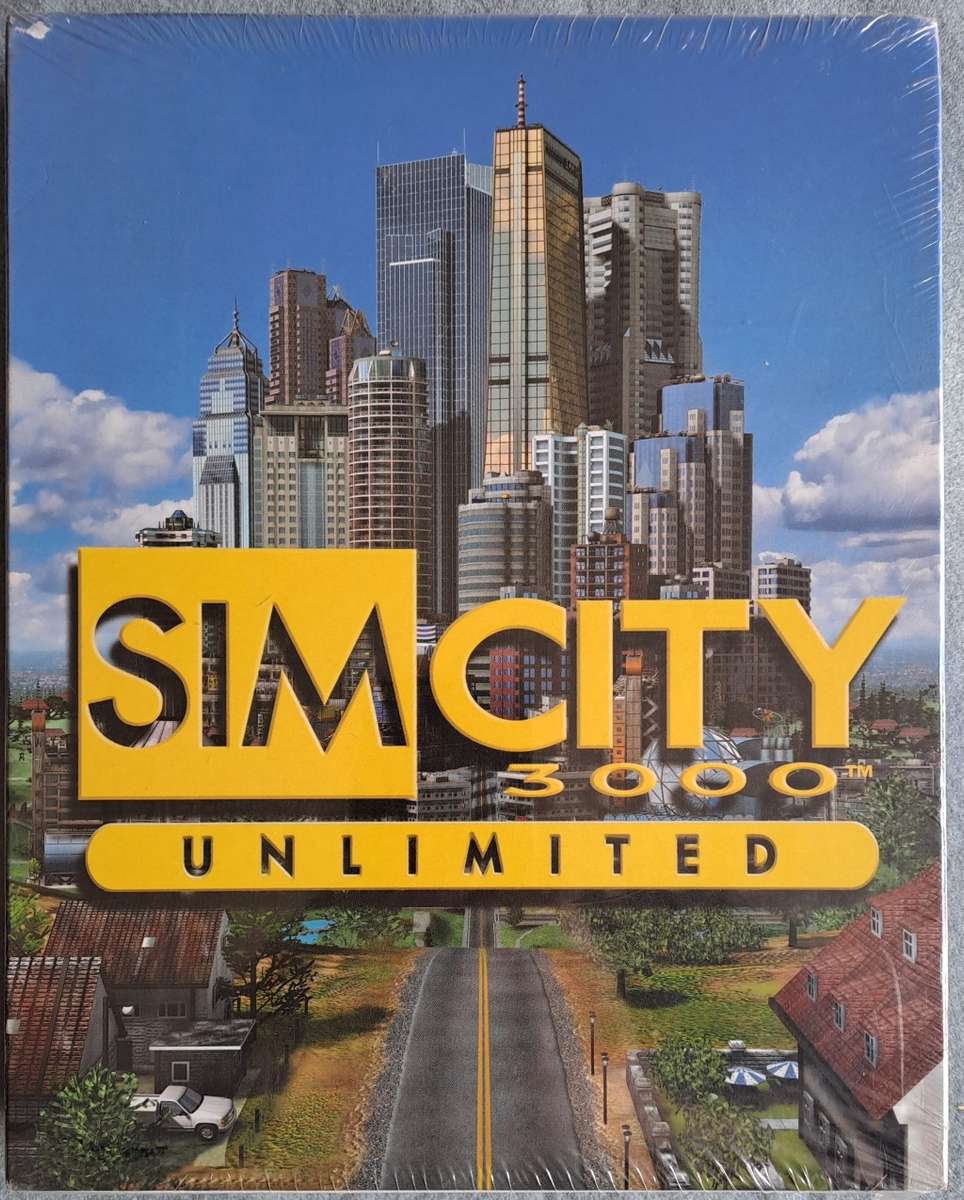 PC CD classic big box: SimCity 3000 Unlimited