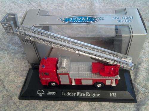 MAN F2000 Ladder Fire Engine by Automax in 1:72 scale