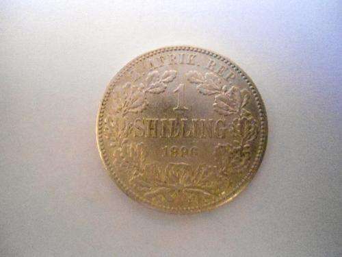 1896 SILVER 1 SHILLING